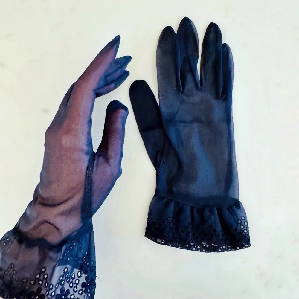 Vintage sheer black